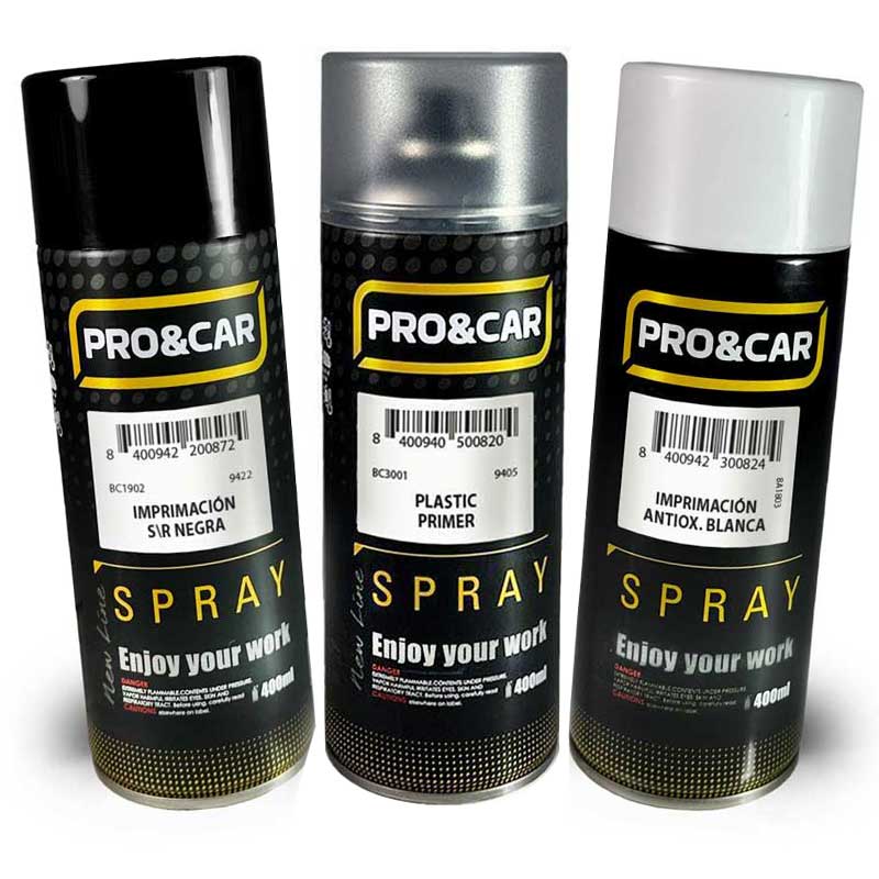 Imprimaciones en Spray