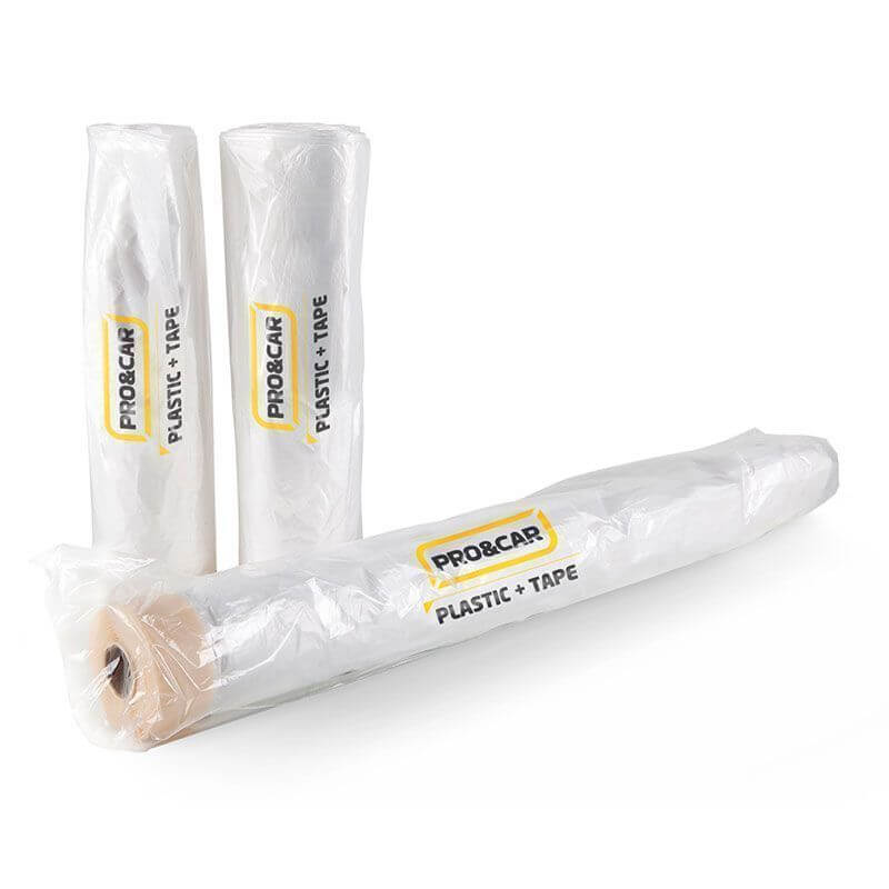 ROLLO PROTECTOR DE PLÁSTICO CON CINTA
