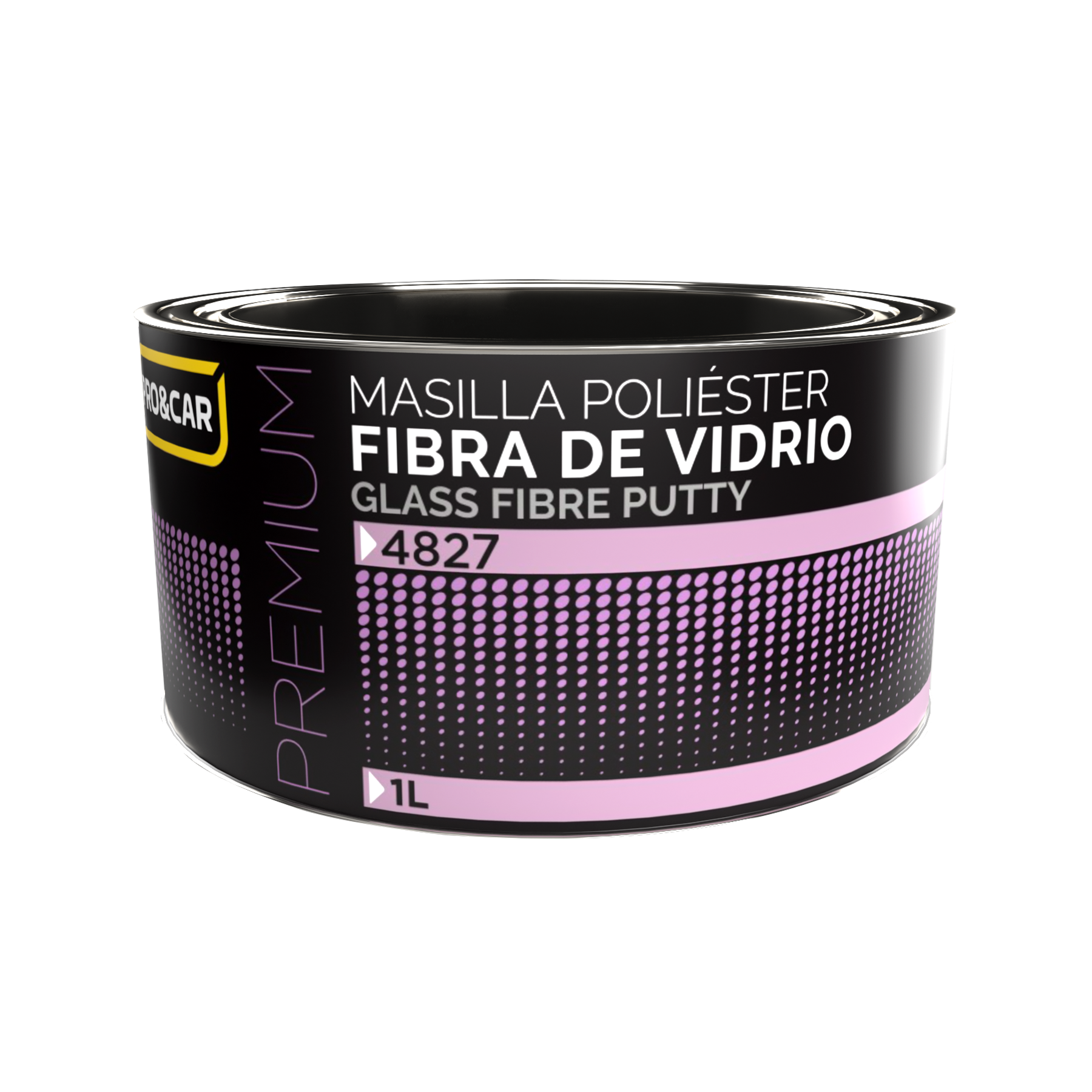 MASILLA DE FIBRA DE VIDRIO GRIS PREMIUM (1 L)