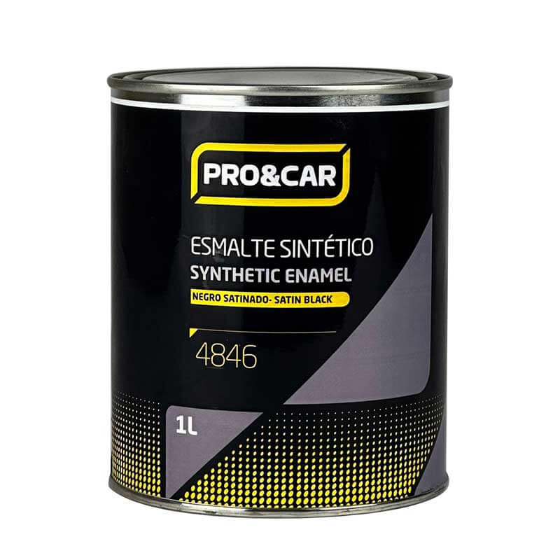 ESMALTE SINTÉTICO NEGRO SATINADO