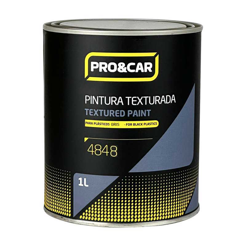 PINTURA TEXTURIZADA PARA PLÁSTICOS GRIS OSCURO (1 Lts.)