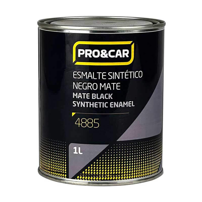ESMALTE SINTÉTICO NEGRO MATE