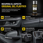 Spray Pintura Texturizada para Plásticos Pierre Fusil Gris Claro 400 ml | PRO&CAR