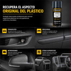 Spray Pintura Texturizada para Plásticos Gris 400 ml | PRO&CAR