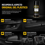 Spray Pintura Texturizada para Plásticos Negro 400 ml | PRO&CAR