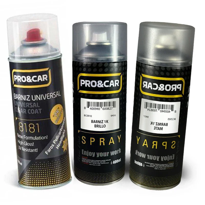 PACK DE SPRAYS BARNIZ 400 ML