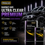 KIT BARNIZ UHS ULTRA CLEAR PREMIUM + CATALIZADOR