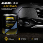 PINTURA TEXTURIZADA PARA PLÁSTICOS NEGRO (1 Lts.)